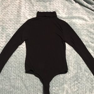 Fashion Nova Black Turtleneck Bodysuit